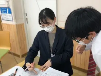 先生に気軽に質問できます！