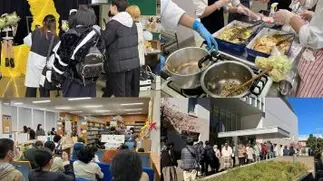 11月に行われる学園祭は近隣の方も来校する一大イベントです。