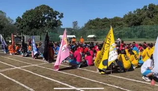 ☆体育祭☆通信制の高校には珍しく、本校専用のグラウンドがあります！学校全体で団結し、盛り上がります。昔から人気のある行事です。