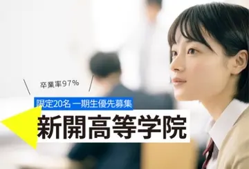卒業率97%。生徒さんに寄り添った学校新開高等学院。お気軽にご連絡ください！