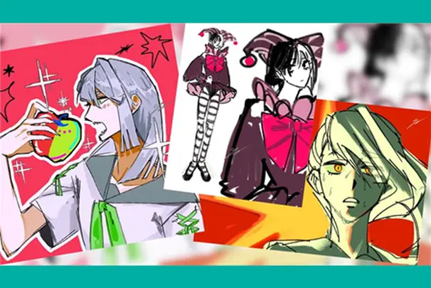 イラスト系チャネルでは作品投稿したりコメントしたり盛り上がっています。ここをきっかけに文化祭のポスターを作成した生徒も！