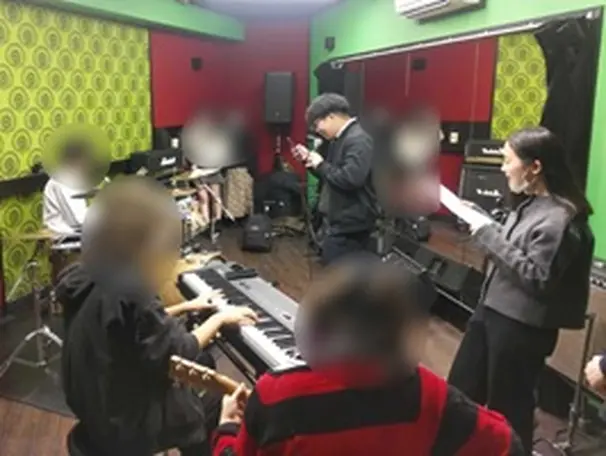 音楽スタジオを借りてバンド交流会♪