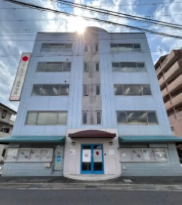 草津キャンパス外観。