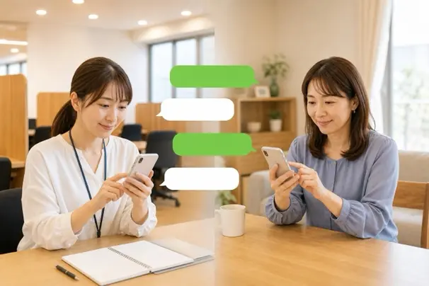 担任が保護者ともLINEや面談でつながり、校舎での様子や小さな変化を共有します。本人への声かけ、生活リズム、家庭での関わり方なども相談できます。保護者のみで無料個別相談に参加できます。